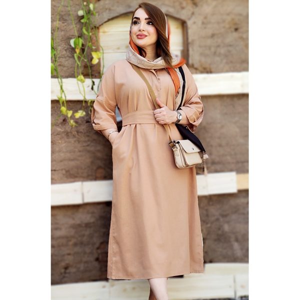 کفتان کمربندی لینن - مانتو پاتریس رشت