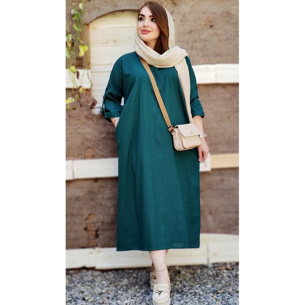 کفتان کمربندی لینن - مانتو پاتریس رشت