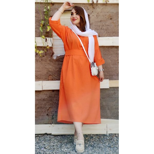 کفتان کمربندی لینن - مانتو پاتریس رشت