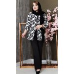 ست کت شلوار ژاکارد - مانتو پاتریس رشت