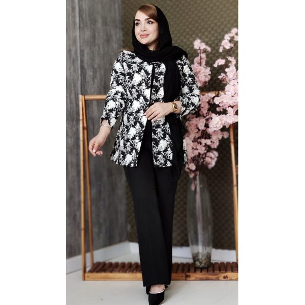 ست کت شلوار ژاکارد - مانتو پاتریس رشت