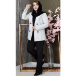 ست کت شلوار ژاکارد - مانتو پاتریس رشت