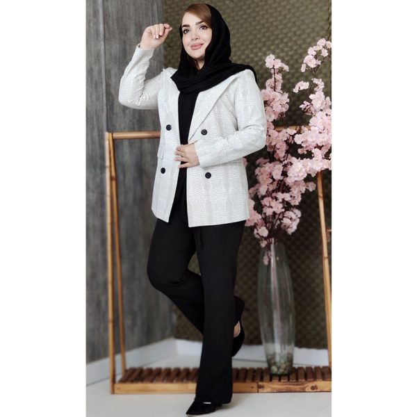 ست کت شلوار ژاکارد - مانتو پاتریس رشت