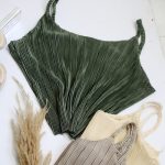 تاپ بندی ساتن پلیسه - مانتو پاتریس رشت