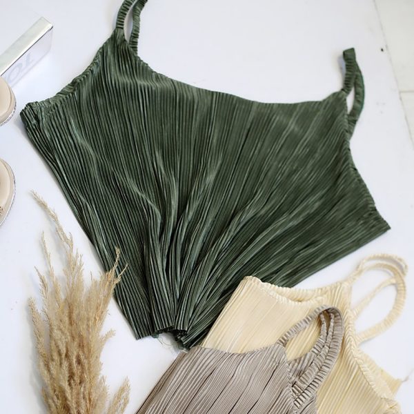 تاپ بندی ساتن پلیسه - مانتو پاتریس رشت