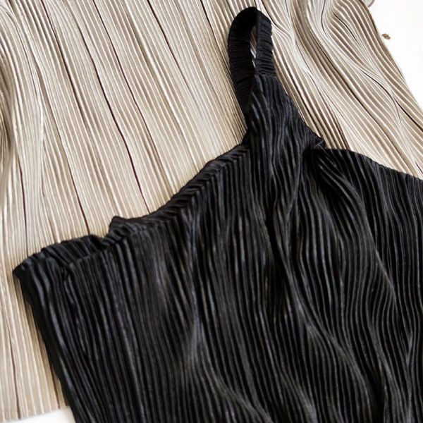 تاپ بندی ساتن پلیسه - مانتو پاتریس رشت