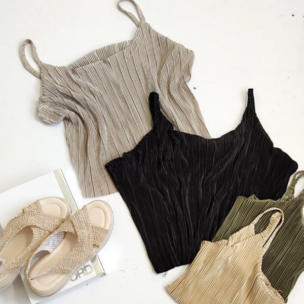 تاپ بندی ساتن پلیسه - مانتو پاتریس رشت