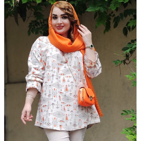 209006871-9-min مانتو لینن جلوبسته طرحدار - مانتو پاتریس رشت