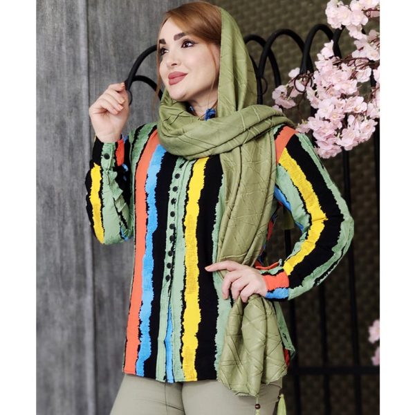 مانتو راه راه آبرنگی - مانتو پاتریس رشت