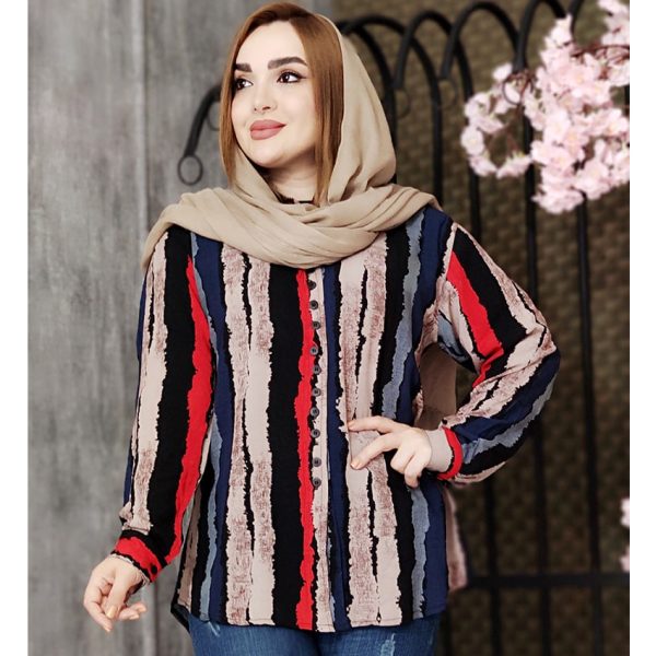 مانتو راه راه آبرنگی - مانتو پاتریس رشت