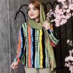 مانتو راه راه آبرنگی - مانتو پاتریس رشت