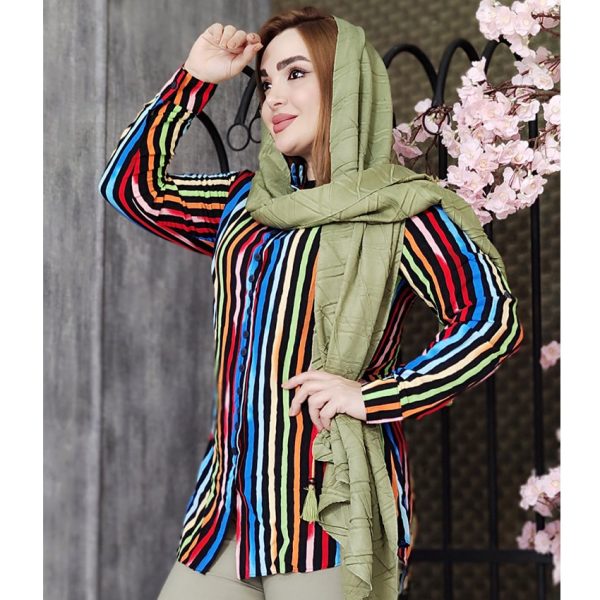 شومیز نخی رنگین کمونی - مانتو پاتریس رشت