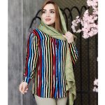 شومیز نخی رنگین کمونی - مانتو پاتریس رشت