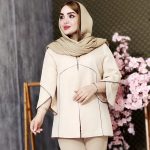 مانتو کتان لمه مغزی دوزی - مانتو پاتریس رشت