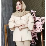 مانتو کتان لمه مغزی دوزی - مانتو پاتریس رشت