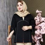 مانتو کتان لمه مغزی دوزی - مانتو پاتریس رشت