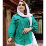 مانتو داکرون دوجیب رنگی 24900335 - Image 8