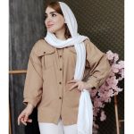 مانتو داکرون دوجیب رنگی 24900335 - Image 7