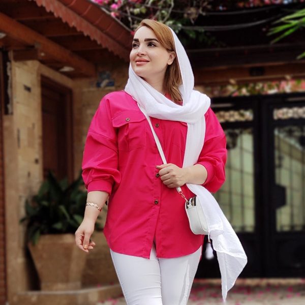 مانتو داکرون دوجیب رنگی 24900335 - Image 5