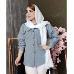 مانتو داکرون دوجیب رنگی 24900335 - Image 3