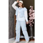 ست 3 تیکه جیب دار - مانتو پاتریس رشت