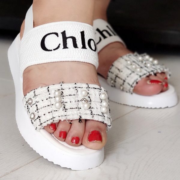 صندل مرواریدی - مانتو پاتریس رشت