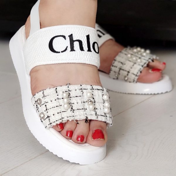 صندل مرواریدی - مانتو پاتریس رشت