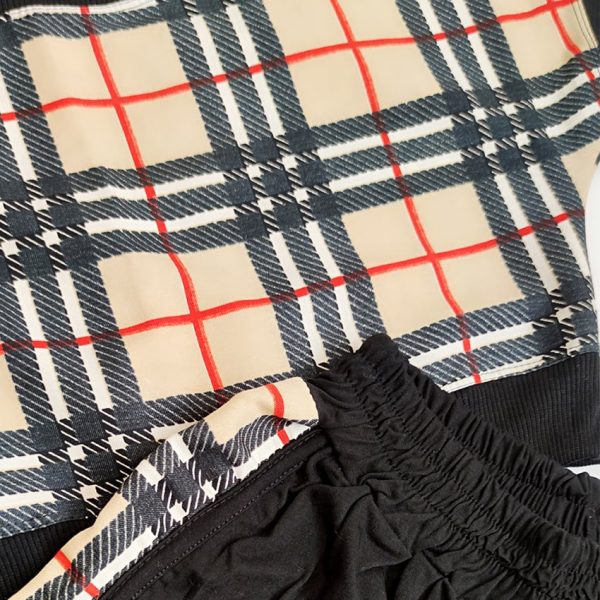 ست تیشرت شورتک چهارخونه - مانتو پاتریس رشت