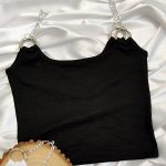 تاپ کراپ بند زنجیری - مانتو پاتریس رشت