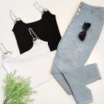 تاپ کراپ بند زنجیری - مانتو پاتریس رشت