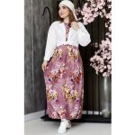 ساحلی نخی گلدار - مانتو پاتریس رشت