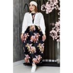 ساحلی نخی گلدار - مانتو پاتریس رشت