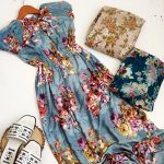 ساحلی نخی گلدار - مانتو پاتریس رشت