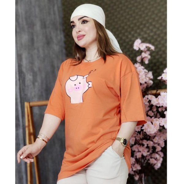 تیشرت لانگ خوک 32100390 - Image 2