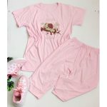 تیشرت لانگ وشلوارک بلند 32100426 - Image 6