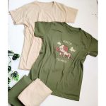 تیشرت لانگ وشلوارک بلند 32100426 - Image 4