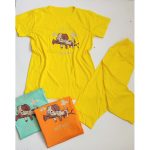 تیشرت لانگ وشلوارک بلند 32100426 - Image 3