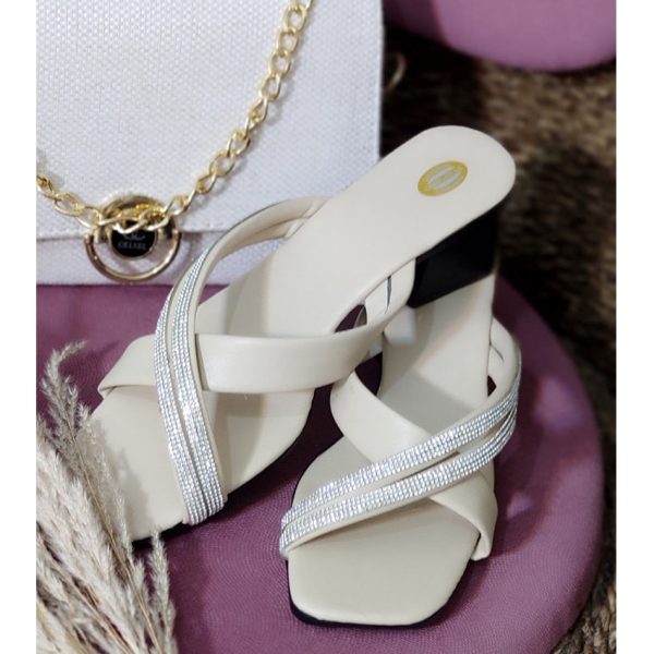 صندل پاشنه دار نگینی 33000363 - Image 7