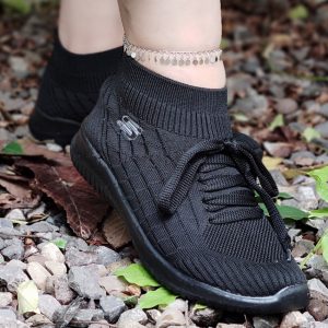 کتونی اسکیچرز ساقدار مشکی - مانتو پاتریس رشت