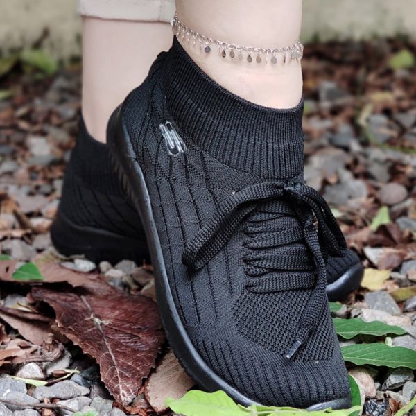 کتونی اسکیچرز ساقدار مشکی - مانتو پاتریس رشت