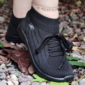 کتونی اسکیچرز ساقدار مشکی - مانتو پاتریس رشت