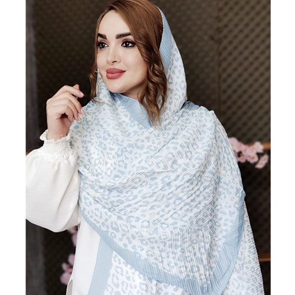 شال پلیسه آبی 34700115 - Image 10