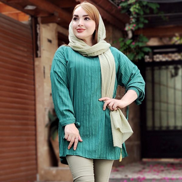 35100145-5-min تونیک کراش آستین بندی - مانتو پاتریس رشت