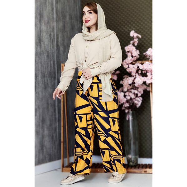 شلوار کرسپو طرحدار - مانتو پاتریس رشت