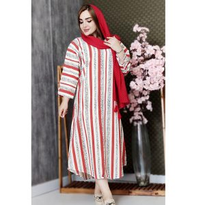 پیراهن بلند راه راه 35100185