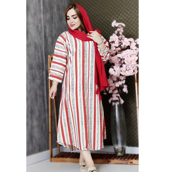 پیراهن بلند راه راه 35100185 - Image 1