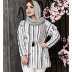 شومیز منگوله دار راه راه - مانتو پاتریس رشت