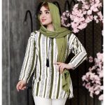 شومیز منگوله دار راه راه - مانتو پاتریس رشت