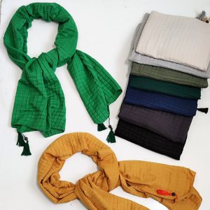 شال پلیسه مربعی - مانتو پاتریس رشت