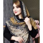 شال طرحدار آبرنگی 35700317/3 - Image 7